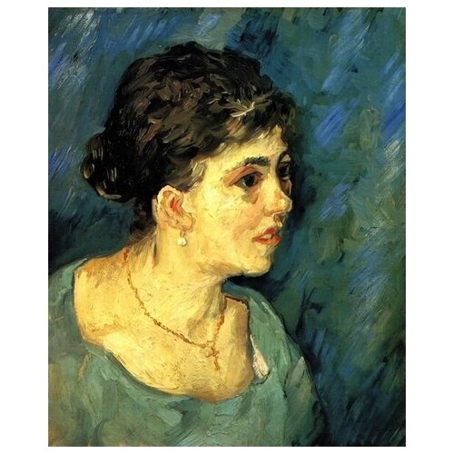        (Portrait of Woman in Blue)    30. x 37. 1190