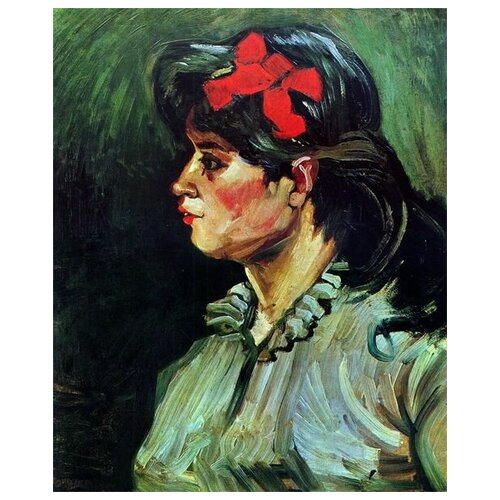         (Portrait of a Woman with Red Ribbon)    50. x 61. 2300