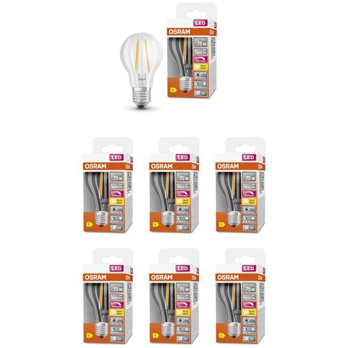   Osram   7,5 220 E27 1055 2700    , ,  6 3858