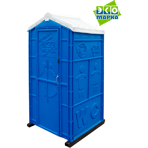 Мобильная туалетная кабина «стандарт экомарка-мд» (зеленый) 25650р