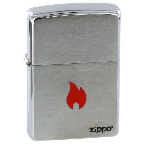  ZIPPO Flame,   Brushed Chrome, /, , , 38x13x57  4262