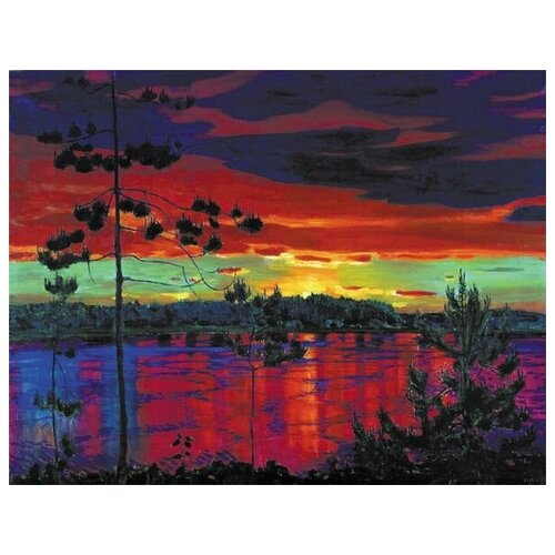     (Sunset) 3   39. x 30. 1210