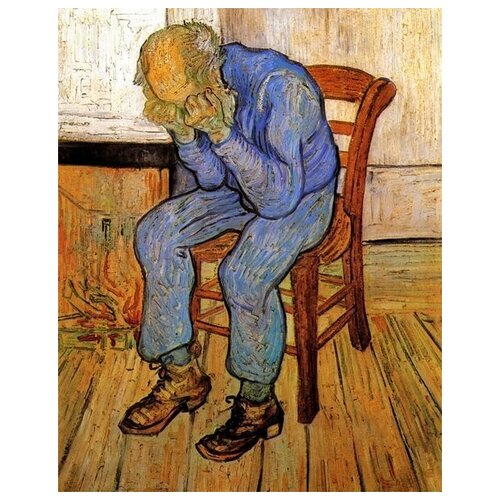        (Old Man in Sorrow On the Threshold of Eternity)    40. x 50.,  1710   