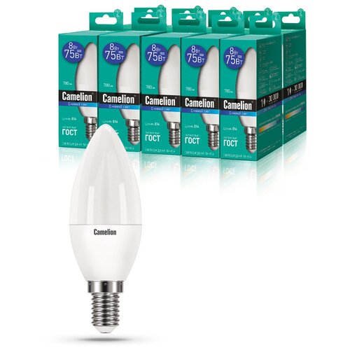   10   Camelion LED8-C35/865/E14 1230