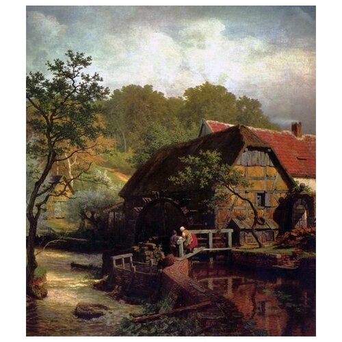       (Water mill)   30. x 34.,  1110   