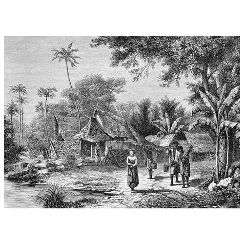       (African village) 55. x 40.,  1830   