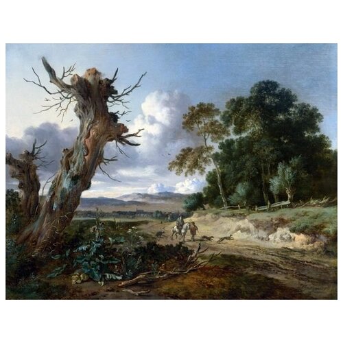         (A Landscape with Two Dead Trees)   52. x 40. 1760