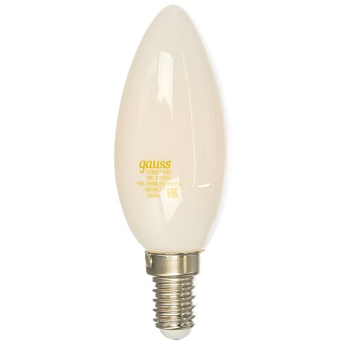   GAUSS LED Filament Candle OPAL E14 5W 2700 180