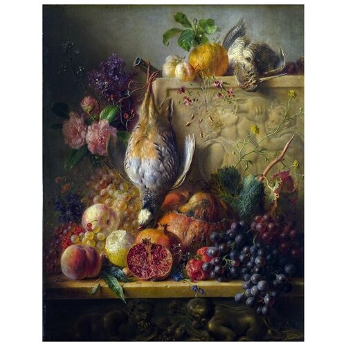    ,    (Fruit, flowers and game)      50. x 64. 2370