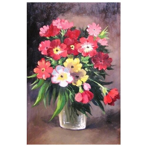       (Flowers in a vase) 64   30. x 46. 1350