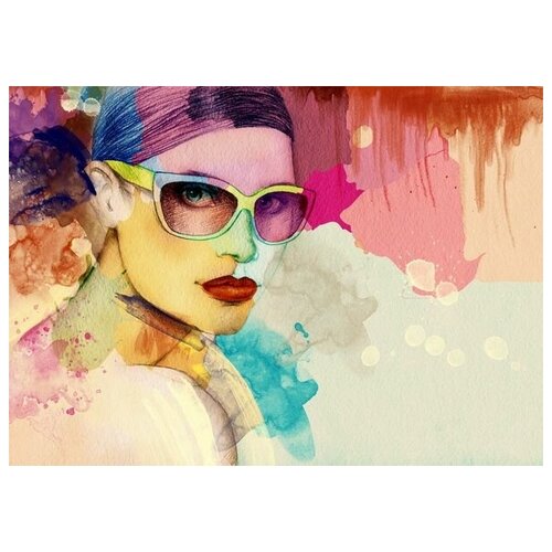       (Girl with glasses) 3 70. x 50. 2540