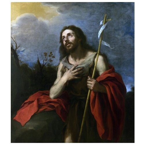 ����������� �� ������ ������ ����� ���������� � ������� (Saint John the Baptist in the Wilderness) ������� ��������� ������� 30��. x 34��. 1110�