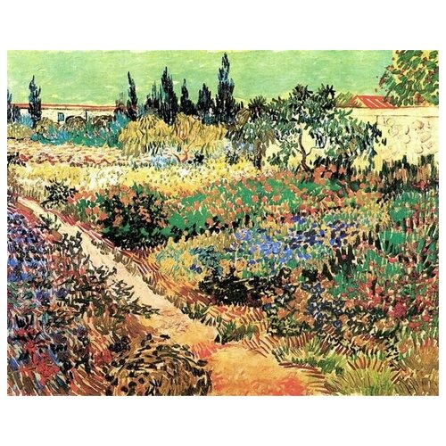         (Flowering Garden with Path)    50. x 40.,  1710   