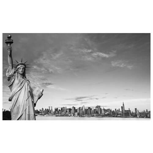        - (Statue of Liberty on the background of New York) 51. x 30. 1470