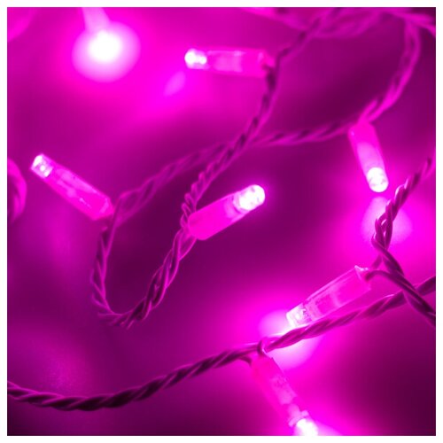   ARD-STRING-CLASSIC-10000-WHITE-100LED-FLASH PINK (230V, 7W) (Ardecoled, IP65) 3070