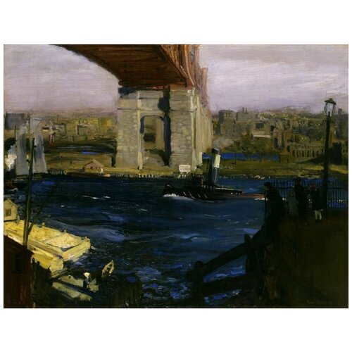    ,   (1909) (Bridge, Blackwells Island)    52. x 40. 1760