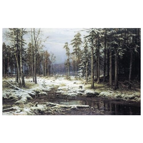      (First snow) 3   63. x 40. 2050