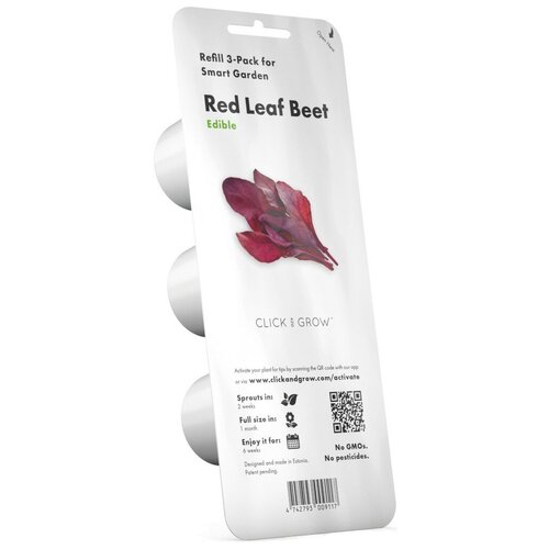       Click and Grow Refill 3-Pack   (Red Leaf Beet),  2390  Click and Grow