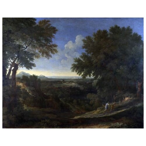          (Landscape with Abraham and Isaac)   51. x 40.,  1750   