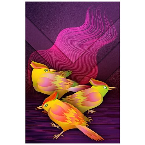     (Birds) 13 50. x 75. 2690
