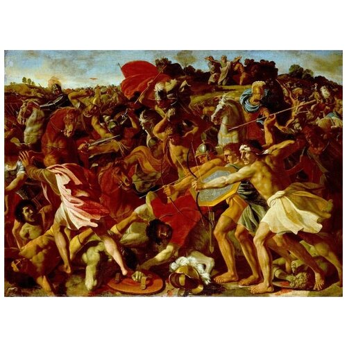         (The Victory of Joshua over the Amalekites)   69. x 50.,  2530   