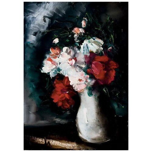        9Bouquet in white vase) 1   30. x 43. 1290