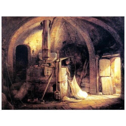     -    (Interior Of Rembrandt's Father's Mill-Lower Chamber)    66. x 50. 2420