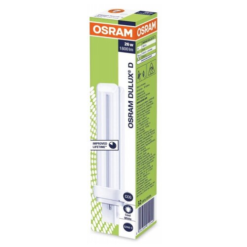     OSRAM CFL DULUX D 26W/840 G24D-3 2 . 249