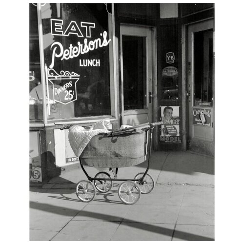       (Stroller outside a cafe) 2 50. x 64. 2370