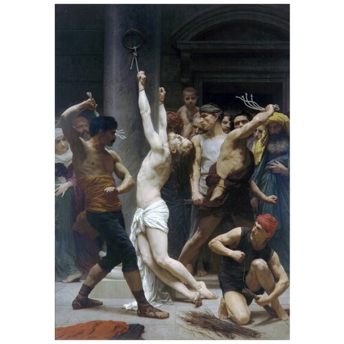      (Flagellation de Notre Seigneur Jesus Christ)    40. x 57. 1880