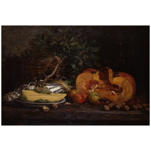       (1854-1858) (Nature morte au potiron)   74. x 50. 2650