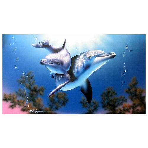     (Dolphins) 3 72. x 40. 2250