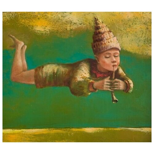        (Boy playing the flute)   34. x 30. 1110
