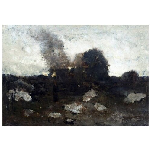       (Landscape at Daybreak) 1   58. x 40. 1930