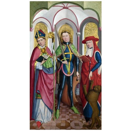    ,    (Saints Ambrose, Exuperius and Jerome)   40. x 72. 2250