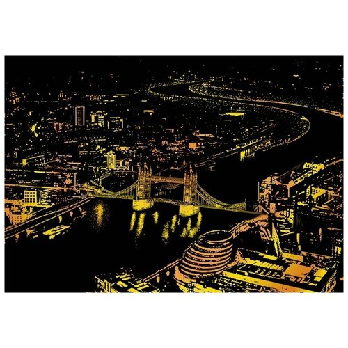 Скретч-картина Raduga Bright City London 30x40 см 627р