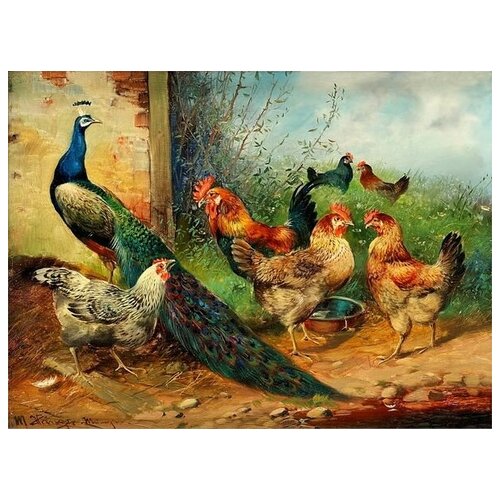      (Poultry yard) 68. x 50. 2480