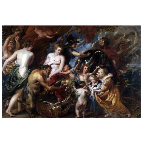        (Minerva protects Pax from Mars (Peace and War))    45. x 30. 1340
