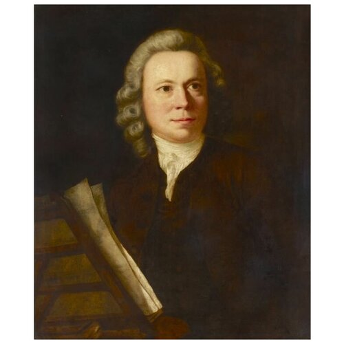        (Portrait called Johann Christoph Pepusch)   30. x 36.,  1130   