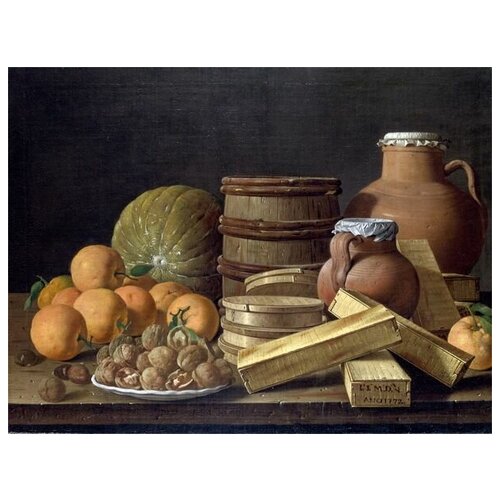          (Still Life with Oranges and Walnuts)   66. x 50. 2420