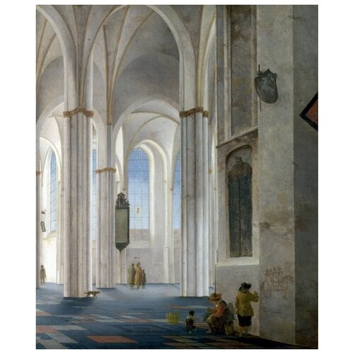        (The interior of the church in the Netherlands) 10    40. x 49. 1700