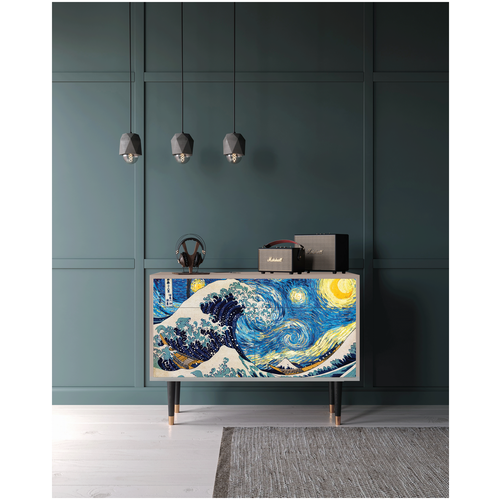  - STORYZ - BS4 The Great Wave off Kanagawa by Hokusai, 115 x 85 x 48 ,  40990