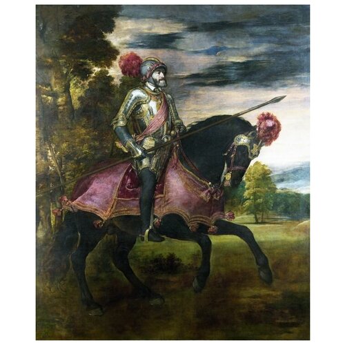      V   ( Emperor Carlos V on Horseback)  30. x 37. 1190