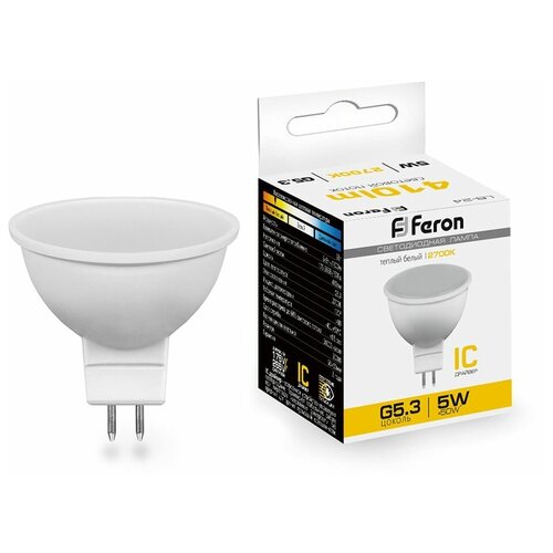   Feron LB-24 MR16 G5.3 5W 2700K 74