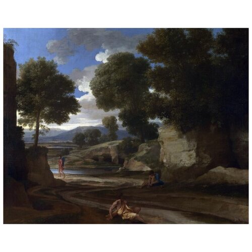       , (Landscape with Travellers Resting)   63. x 50. 2360