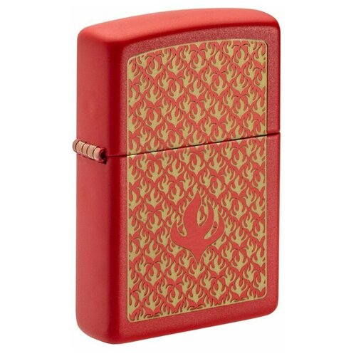  Zippo 49573  Flame Pattern Red Matte 4400