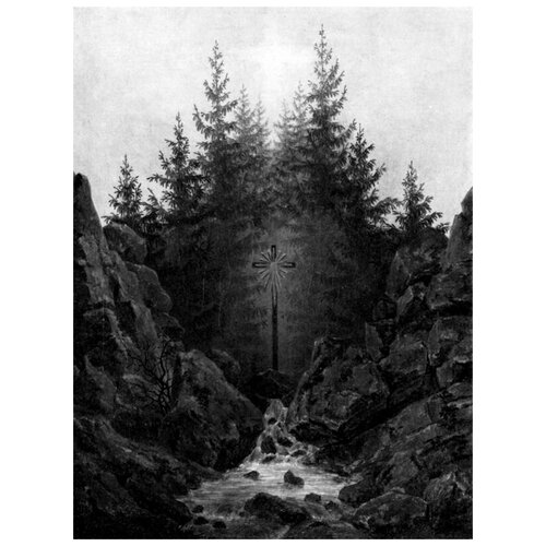       (Cross in the woods)    50. x 67. 2470