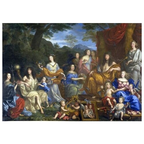     XIV    (Louis XIV and the royal family)   71. x 50. 2580