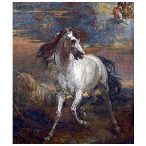     (Horses) 40. x 47. 1640