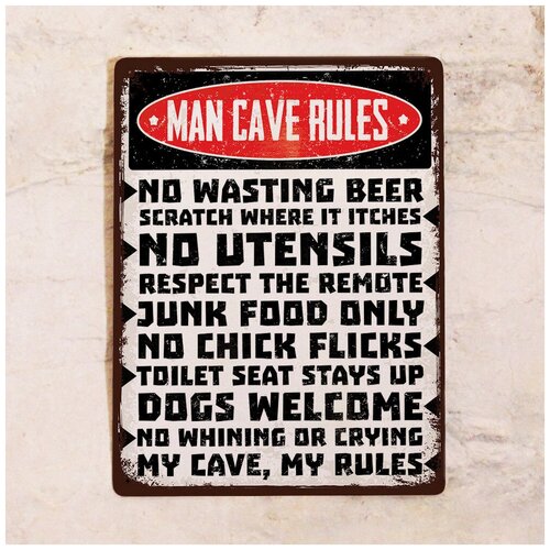   Man cave rules, , 3040  1275